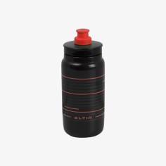 Bidón de ciclismo Pro 550ml negro y rojo EB1008