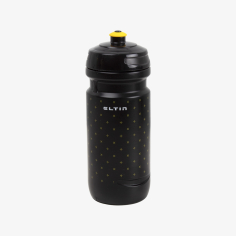 Bidón de ciclismo Eltin 600ml negro y amarillo EB1013