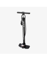 Steel Foot Pump with Manometer Black