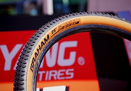 Chaoyang Graham tires, now with brown "skinwall" side